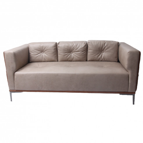 FLORE Beige 3-Seater Sofa